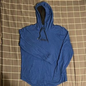 Hollister Blue Hooded Tee (Lg)